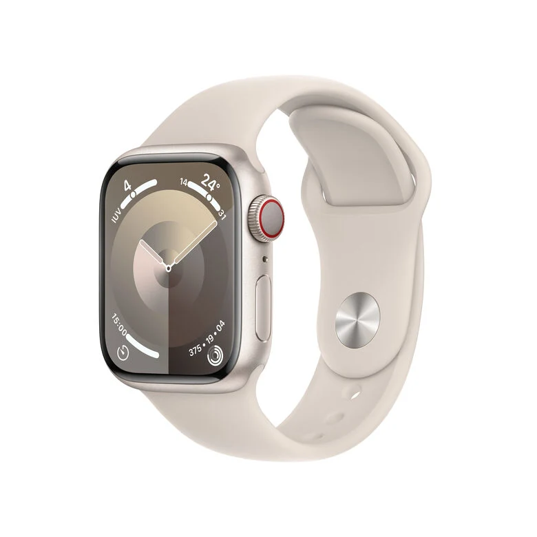 Apple Watch Series 9 GPS + Cellular Cassa 41mm in Alluminio Galassia con Cinturino Sport Galassia - M/L