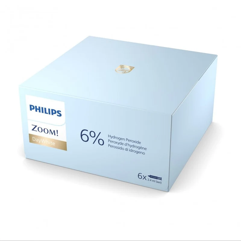 Day White Zoom 6% Philips - Kit Gel Sbiancante Domiciliare Diurno
