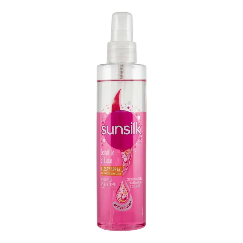 Sunsilk Scintille Di Luce Effetto Seta Glossy 200 ml — Spray capelli