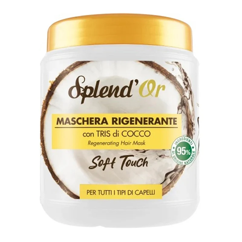 Splend'or Maschera Capelli Rigenerante Cocco 1000 ml — Maschera capelli