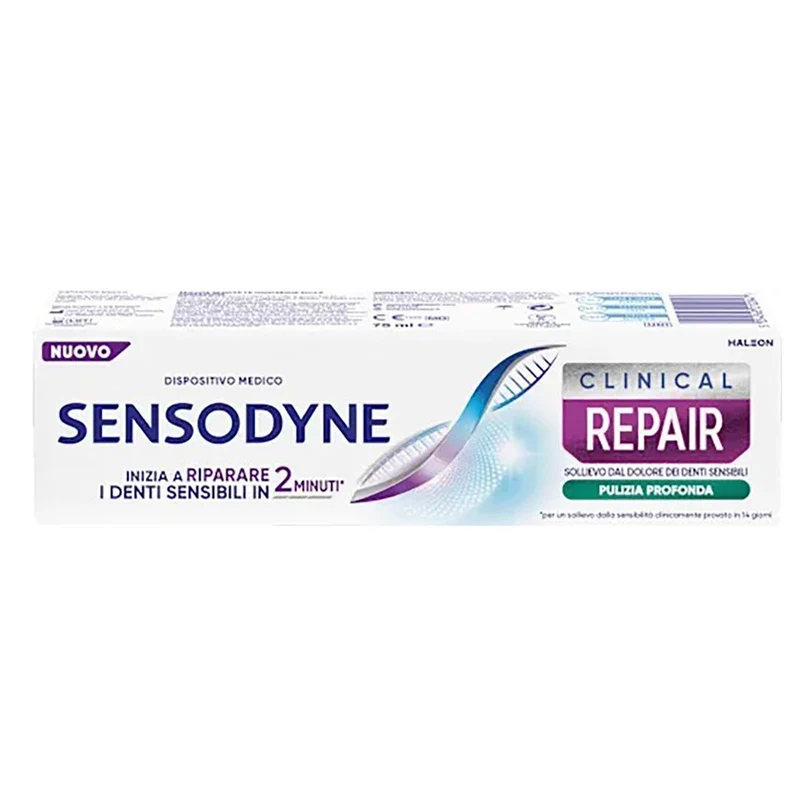 Sensodyne Dentifricio Clinical Repair Pulizia Profonda 75 ml — Dentifricio