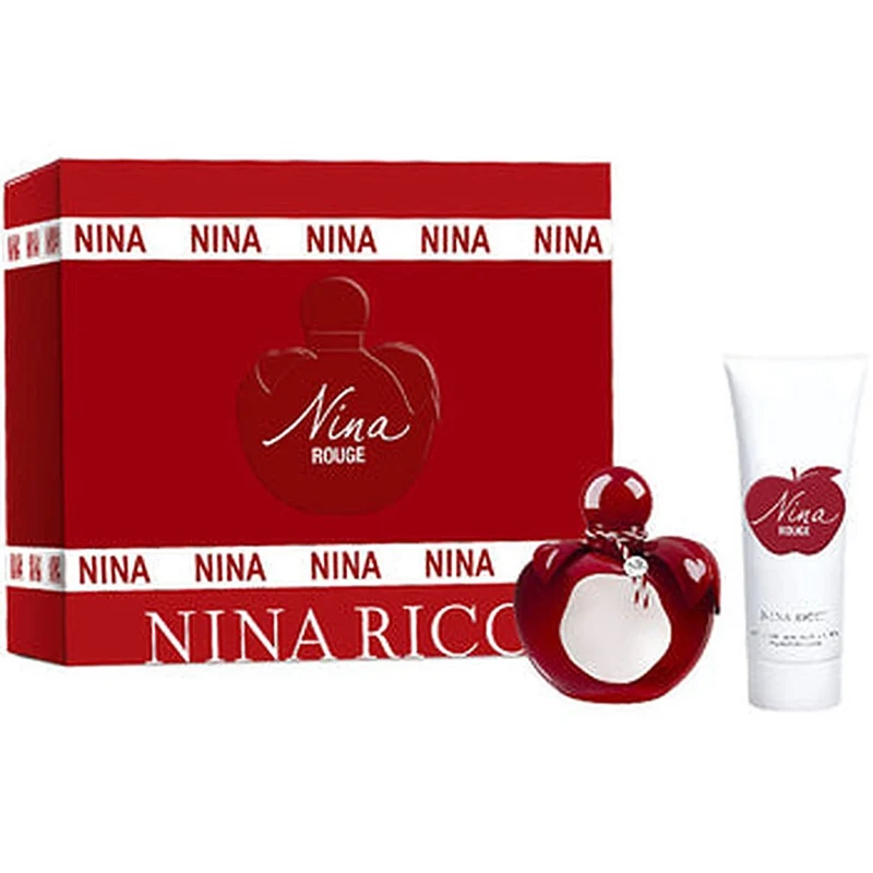 Nina Ricci Nina Rouge Donna Eau de Toilette 50 ml + Lozione Corpo 75 ml — Cofanetto Profumo