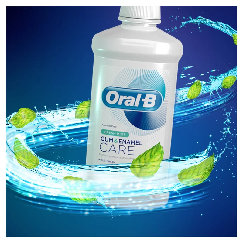 Oral B Gum & Enamel Care Fresh Mint Collutorio 500 ml — Collutorio