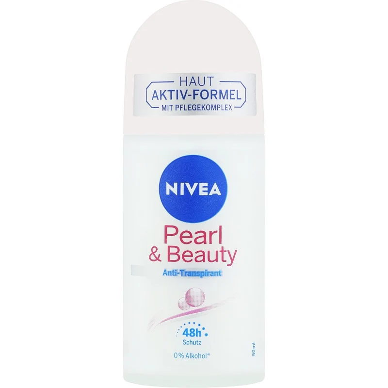 Nivea Pearl & Beauty Antitraspirante Roll-On 50 ml — Deodorante antitraspirante