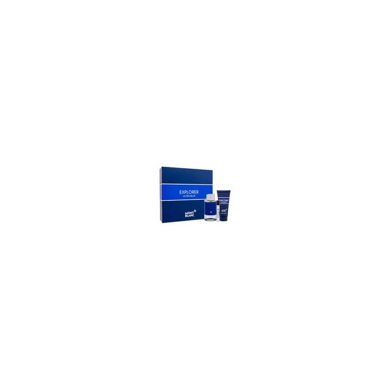 Mont Blanc Cofanetto Explorer Ultra Blue 100ml + miniatura 7,5ml + gel doccia 100ml — Eau de Parfum