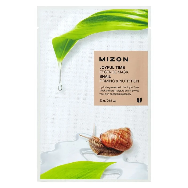 Mizon Joyful Time Essence Mask Snail 23 g — Maschera Viso