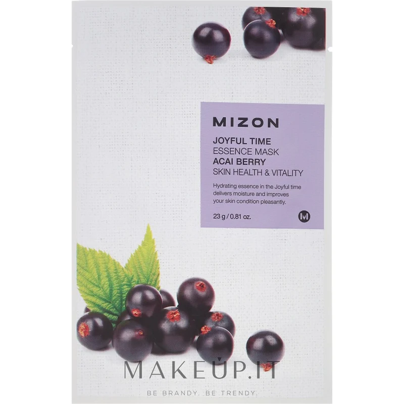 Mizon Joyful Time Essence Mask Acai Berry 23 g — Maschera Viso