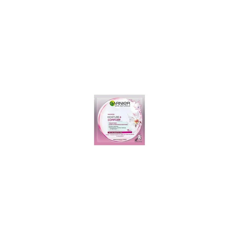 Garnier Maschera Tessile Idratante e Confortevole 32 g — Maschera Viso