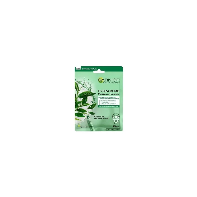 Garnier Maschera super idratante e purificante in tessuto Moisture + Freshness 1 pz — Maschera