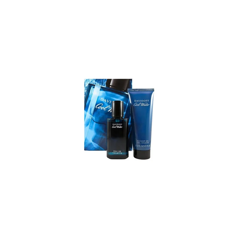 Davidoff Cool Water Man 40 ml + 75 ml — Set eau de toilette e gel doccia