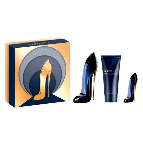 Carolina Herrera Good Girl Eau de Parfum 80 ml + Lozione corpo 100 ml + Miniatura 10 ml Donna — Eau de Parfum
