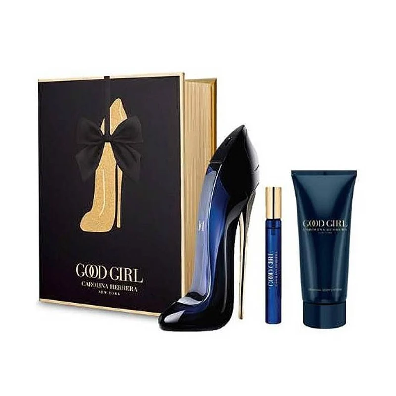Carolina Herrera Good Girl Eau de Parfum 80 ml + Lozione corpo 100 ml + Miniatura 10 ml Donna — Eau de Parfum
