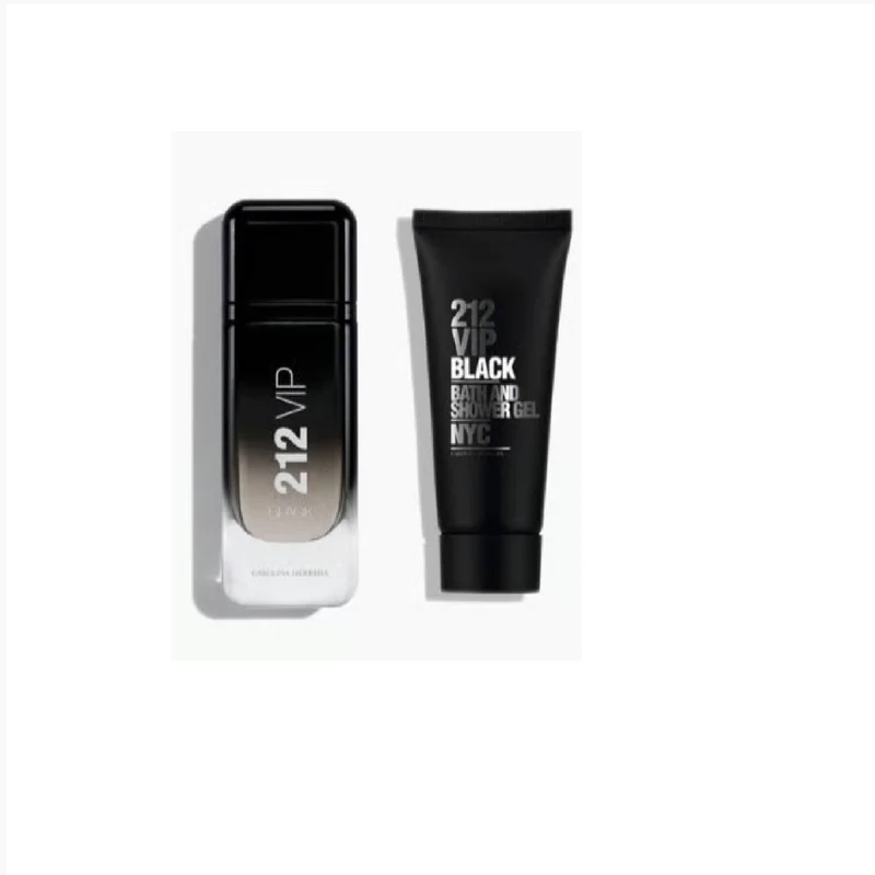 Carolina Herrera 212 VIP Men Black 100ml + Gel Doccia 100ml — Eau de Parfum
