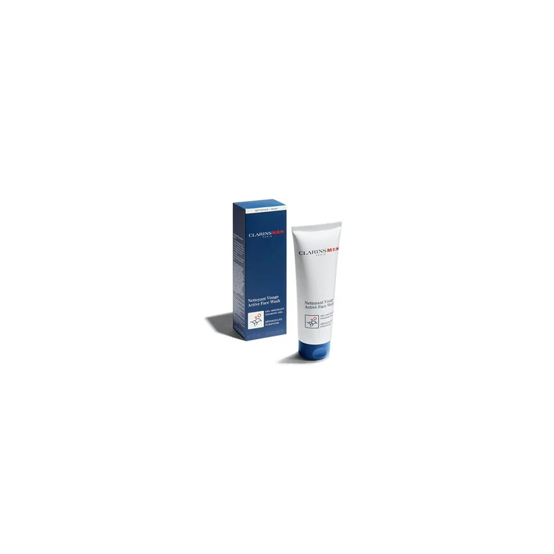 Clarins Active Gel Detergente Schiumogeno Uomo 125 ml — Gel Detergente Viso