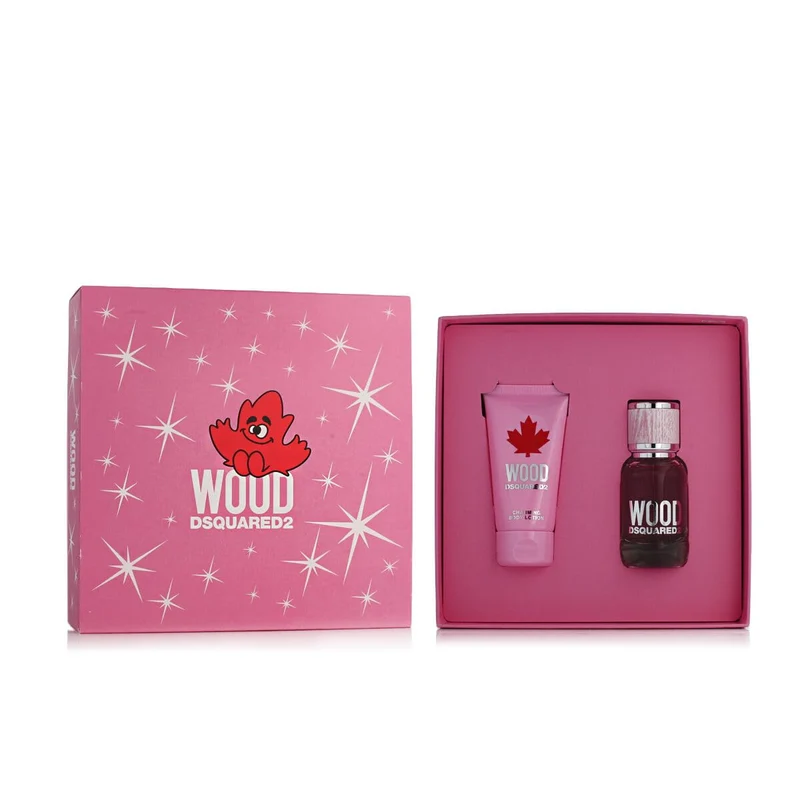 Dsquared2 Wood for Her Donna Eau de Toilette 30 ml + Lozione Corpo 50 ml — Cofanetto Profumo