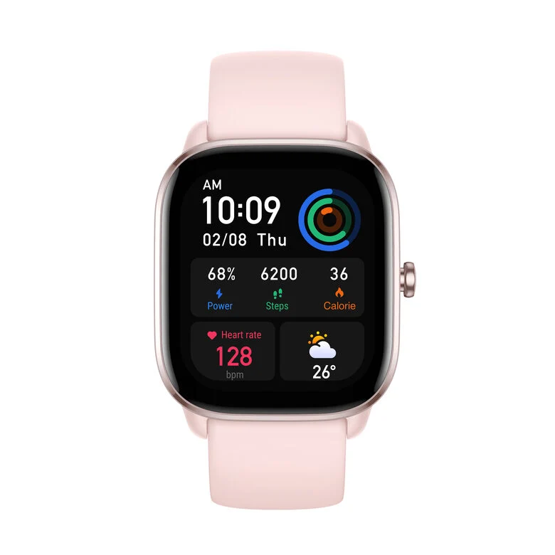 Amazfit GTS 4 mini 4,19 cm (1.65") AMOLED Rosa GPS (satellitare)
