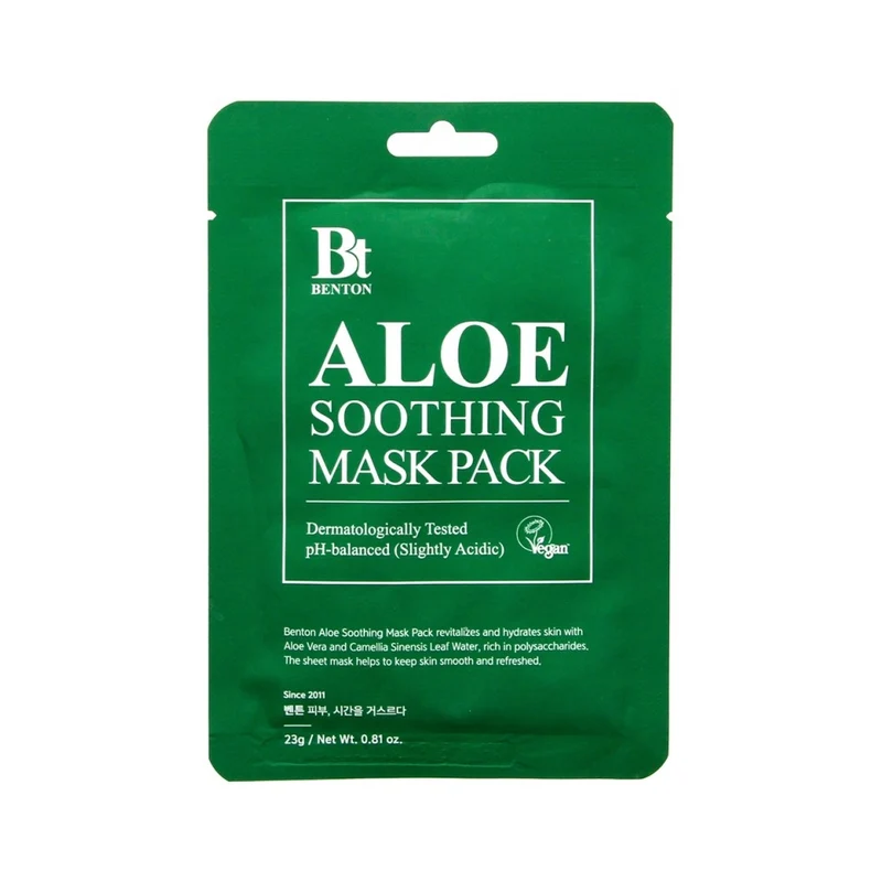 Benton Aloe Maschera viso idratante lenitiva 23g — Maschera viso