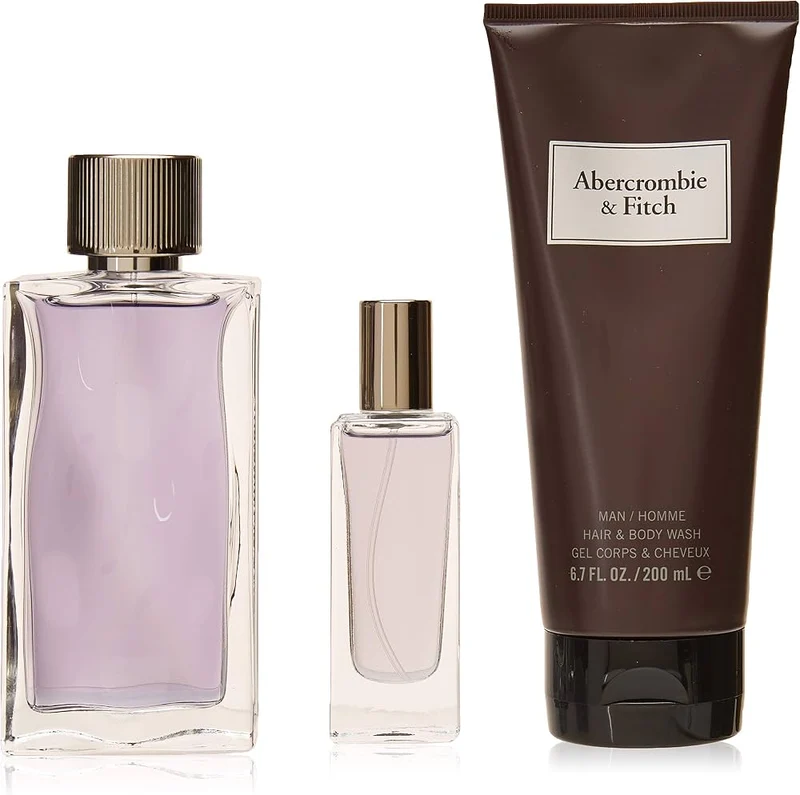 Abercrombie & Fitch First Instinct Uomo 100 ml + 15 ml + Gel Doccia 200 ml — Eau de Toilette