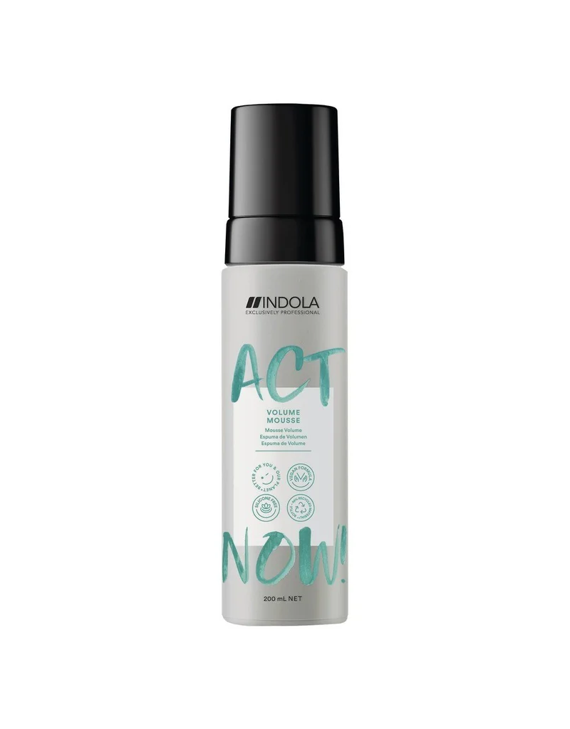 Indola Act Now Senza Aerosol — Spuma Volumizzante