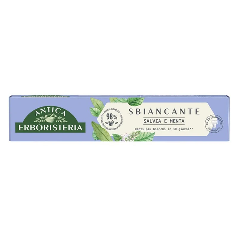 Antica Erboristeria Dentifricio Sbiancante Salvia Menta 75 ml — Dentifricio