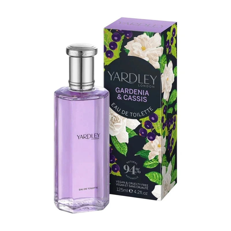 Yardley Gardenia & Cassis Eau de Toilette Donna 125 ml — Eau de Toilette