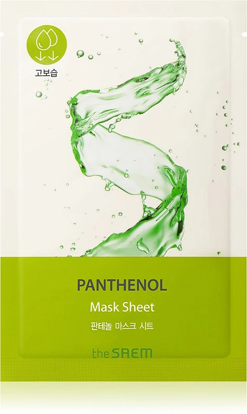 The Saem Bio Solution Panthenol Maschera in Tessuto Idratante e Lenitiva 20 g — Maschera Viso