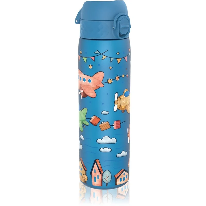 Ion8 Leak Proof bottiglia bambini aeroplani 500 ml — Accessori Bimbi