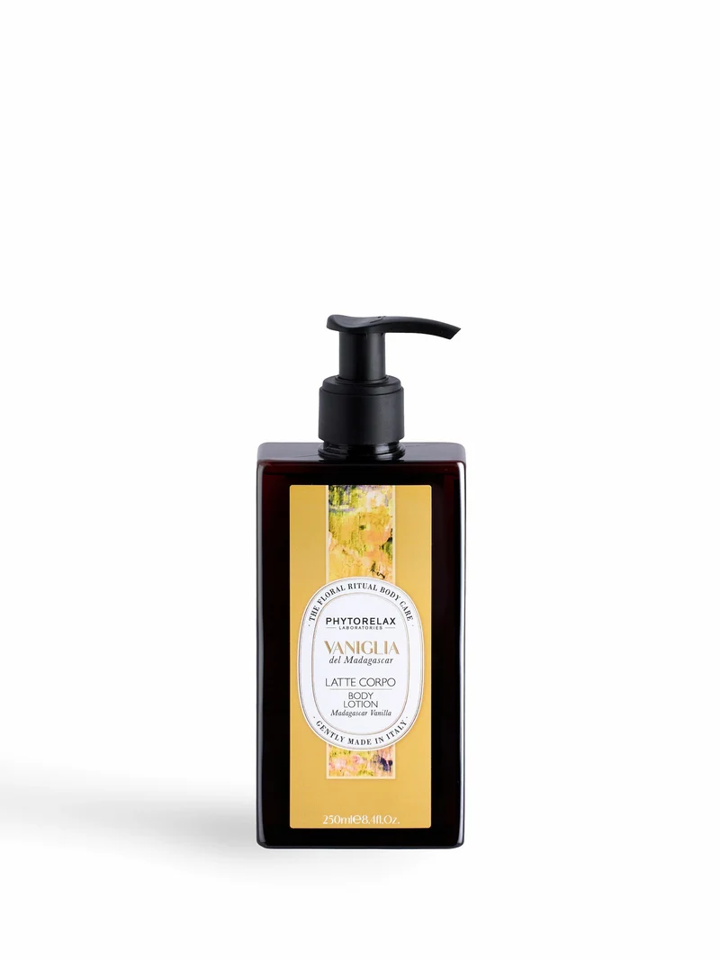 Phytorelax laboratories Madagascar Vanilla latte corpo emolliente idratante 250 ml — Lozione corpo