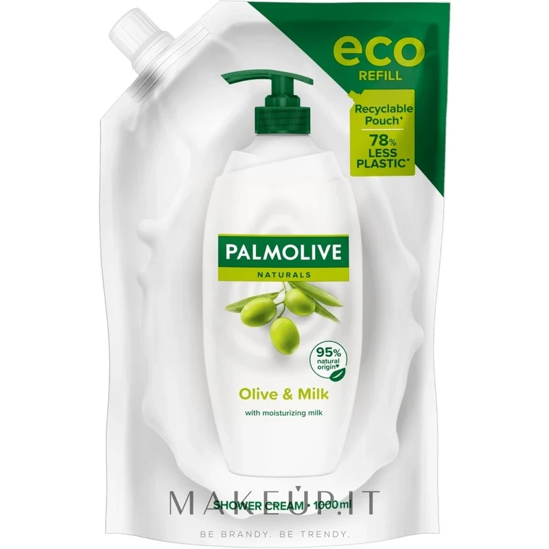 Palmolive Naturals Milk & Olive docciaschiuma antistress ricarica 1000 ml — Bagnoschiuma