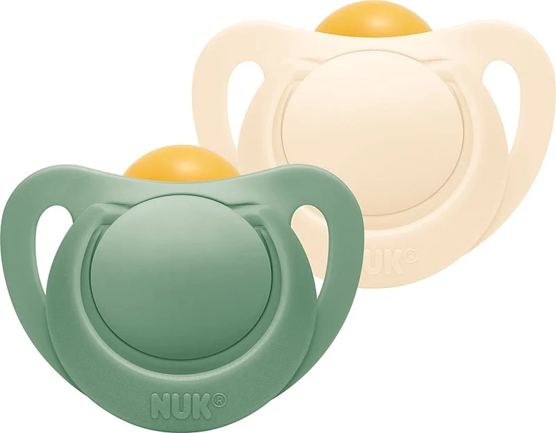 Nuk for Nature Ciuccio Verde 6-18 mesi 2 pezzi — Ciuccio