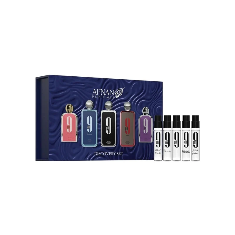 Afnan 9 Series set Unisex 5× 2 ml — Set Fragranze
