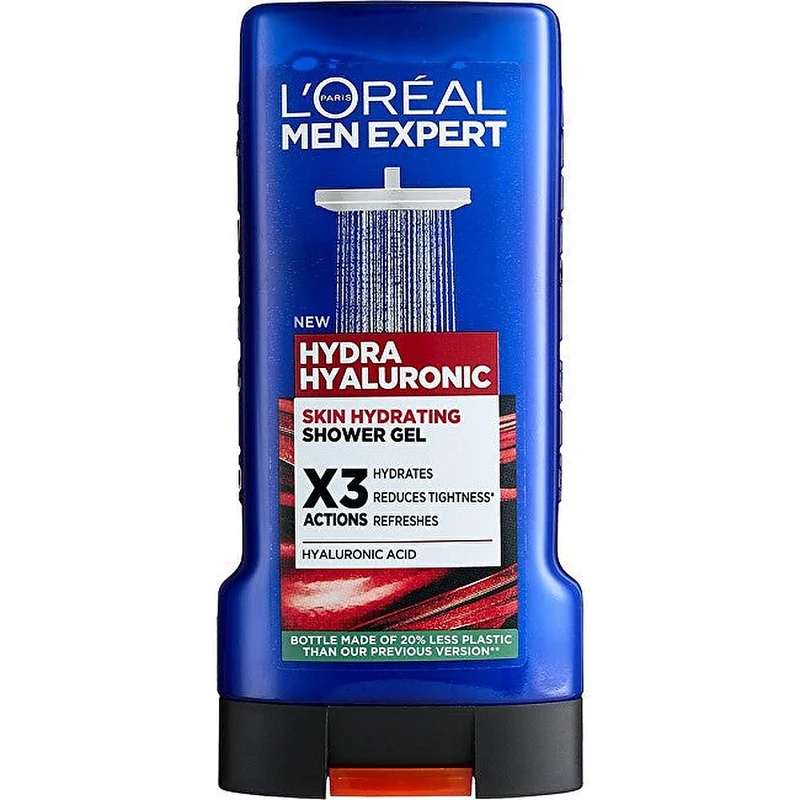 L'Oréal Paris Expert HYDRA Hyaluronic Gel doccia Uomo 300 ml — Gel doccia