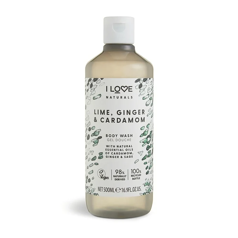 I love Collezione Naturals Lime, zenzero e cardamomo 500 ml — Gel doccia