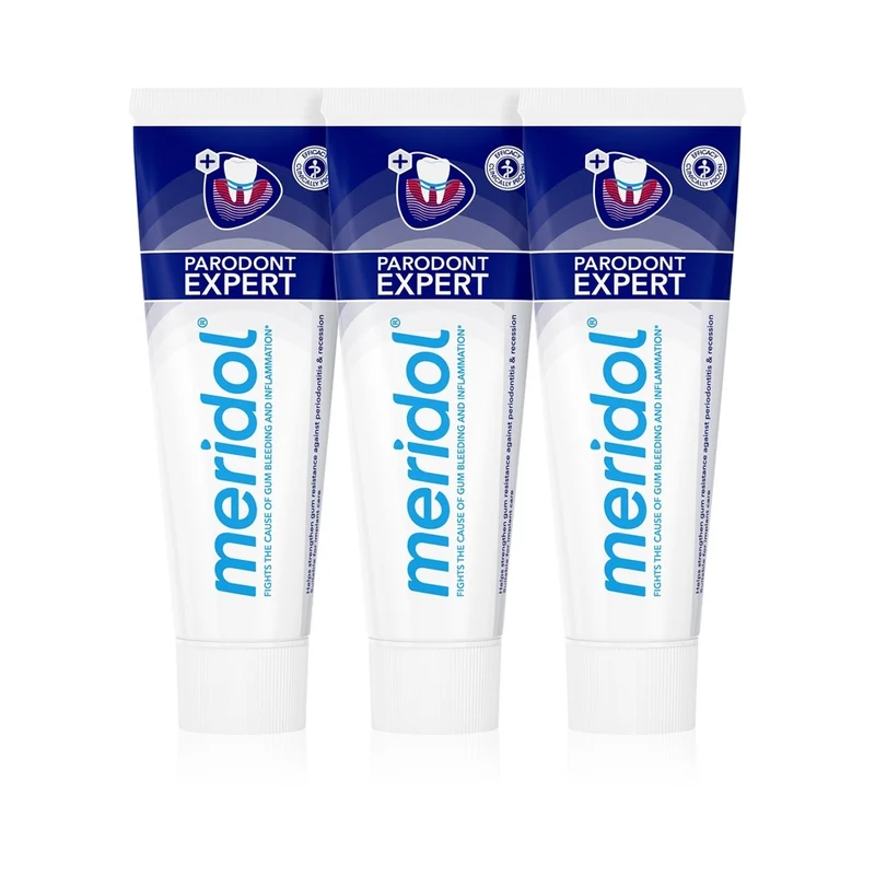 Méridol Dentifricio Paradont Expert 3 x 75 ml — Dentifricio