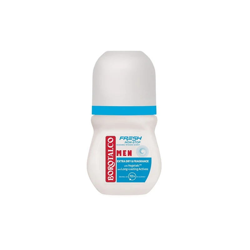 Borotalco Deodorante Roll-On Uomo Fresh Oceanic Woods 50ml — Deodorante roll-on