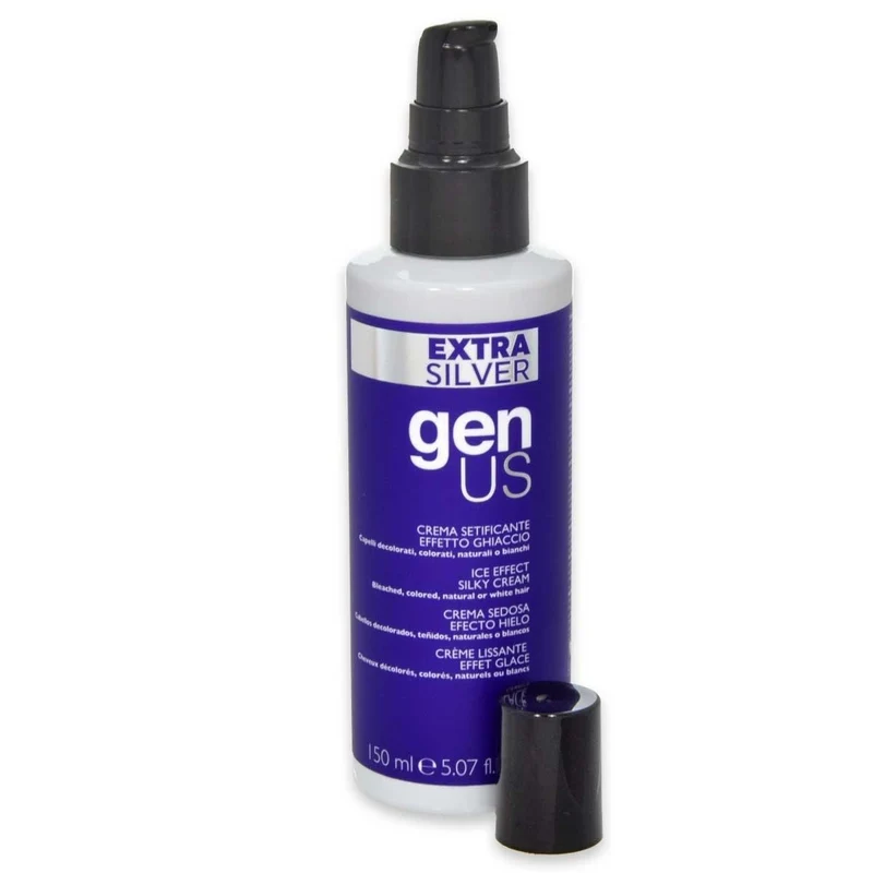 Genus Crema setosa extra silver effetto ghiaccio 150 ml — Crema capelli