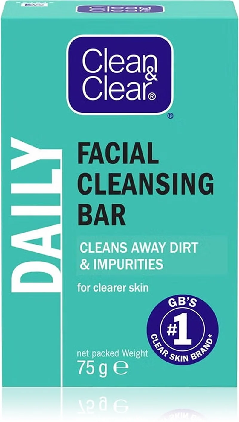 Clean & Clear Daily 75 g — Sapone Detergente Viso Solido