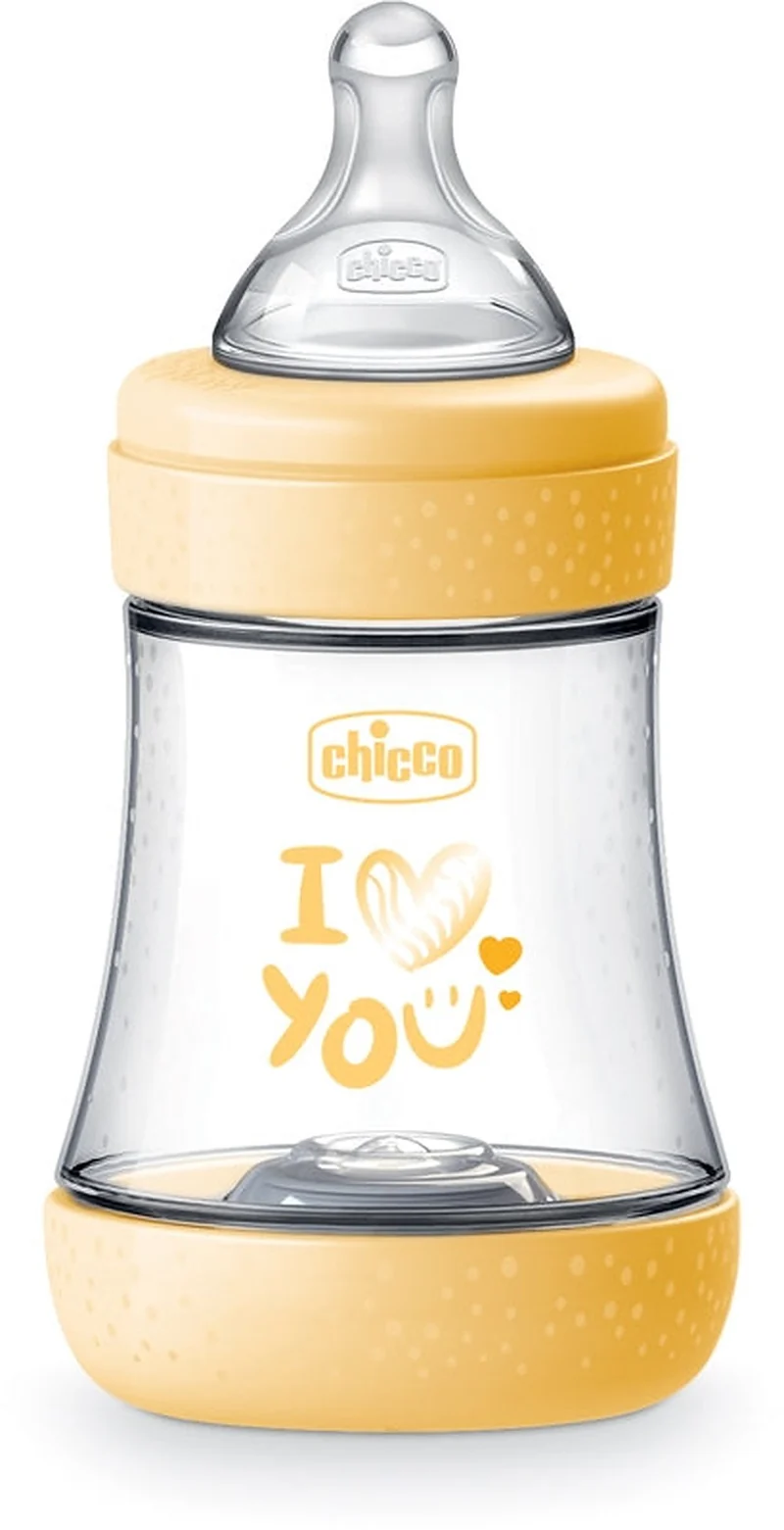 Chicco Perfect 5 biberon 0 m+ Yellow 150 ml — Biberon per bebè