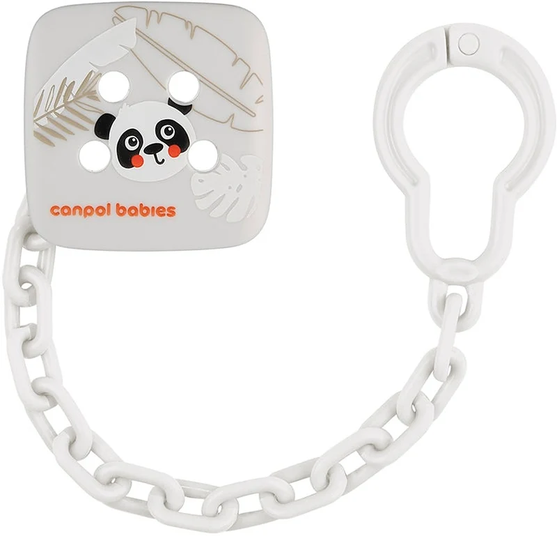 Canpol Babies BabiesBoo Soothers Holder Catenella Ciuccio Panda — Catenella ciuccio