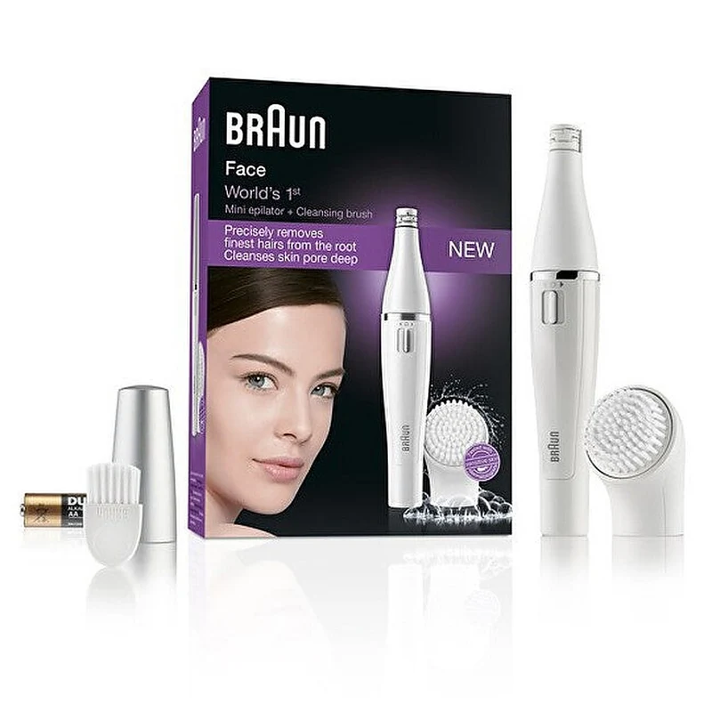 Braun Face 810 Epilatore viso spazzolino pulizia — Epilatore viso