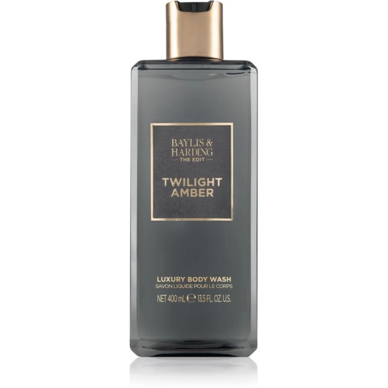 Baylis & Harding The Edit Twilight Amber Sapone Liquido Lusso Amber, Vertiver & Vanilla 400 ml — Sapone Liquido