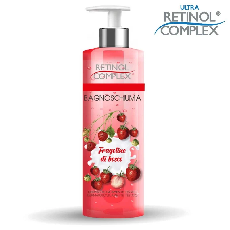 Retinol Complex Bagnoschiuma fragoline di bosco 500 ml — Bagnoschiuma