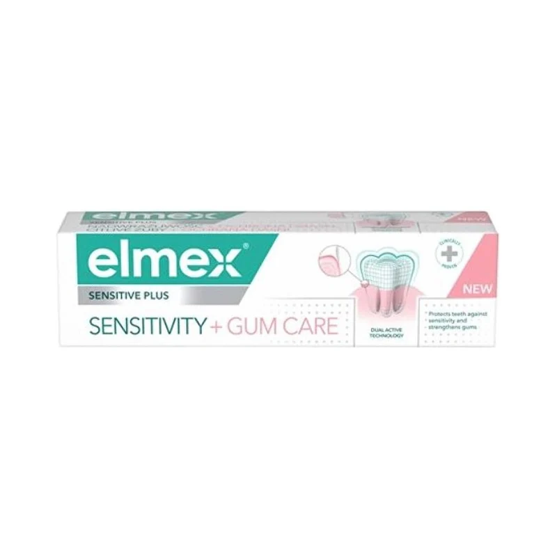 Elmex Dentifricio Sensitive Plus Sensitivity + Gum Care 75 ml — Dentifricio