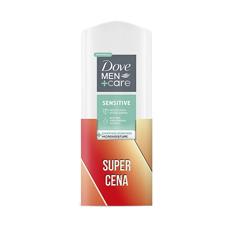 Dove Men+Care Sensitive Gel Doccia 3in1 2x400ml — Gel Doccia