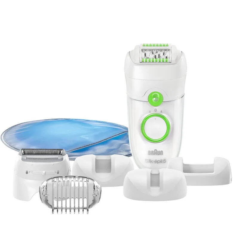 Braun Silk-epil 5 5780 40 pinzette Verde, Bianco