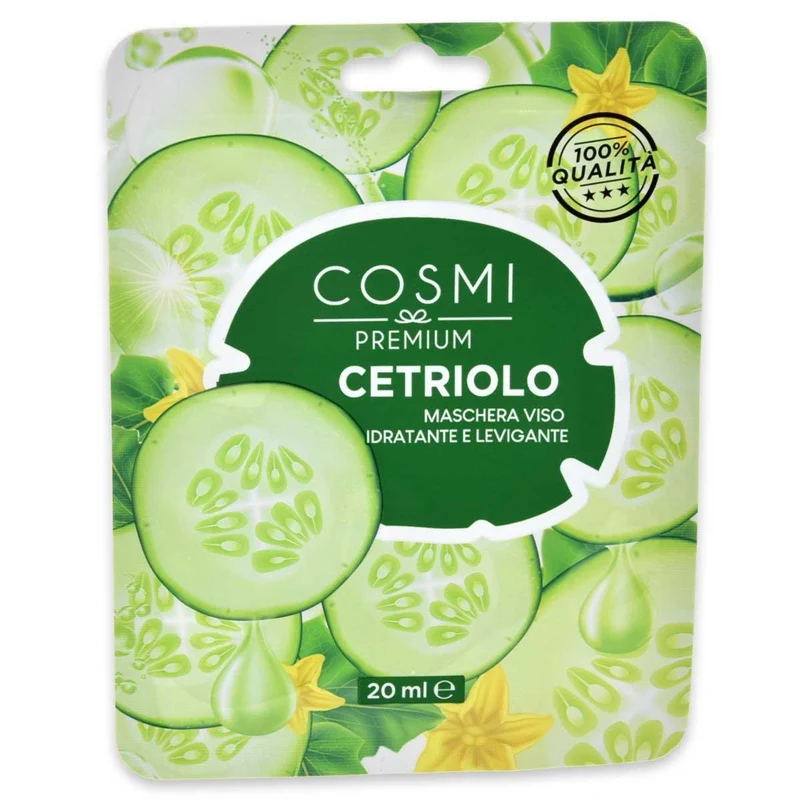 Cosmi Maschera viso cetriolo 25 ml — Maschera viso