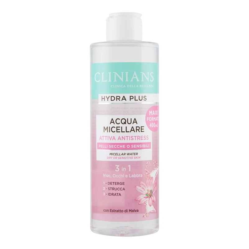 Clinians Acqua Micellare Antistress 400 ml — Acqua micellare