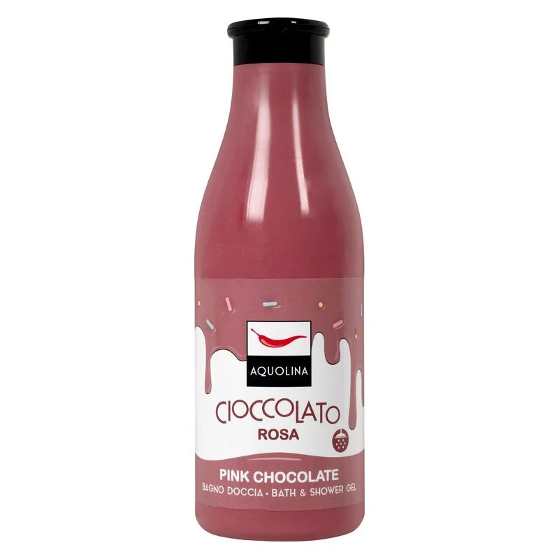 Aquolina Bagno Doccia Cioccolato Rosa 500ml — Bagnoschiuma