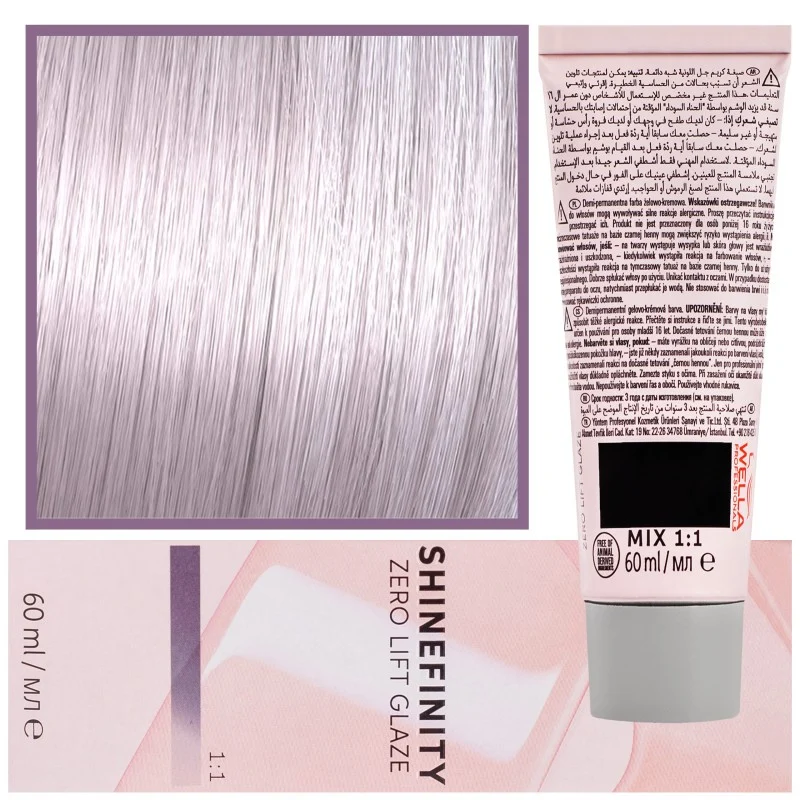 Wella Professionals Glassa Zero Lift 09/61 Iced Platinum 60 ml — Tinta per capelli
