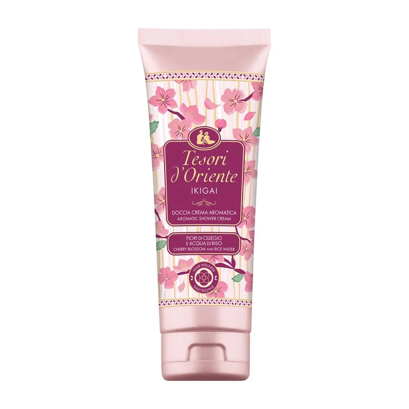 Tesori d'oriente Doccia Crema Aromatica Ikigai Fiori Di Ciliegio E Acqua Di Riso 250 ml — Bagnoschiuma